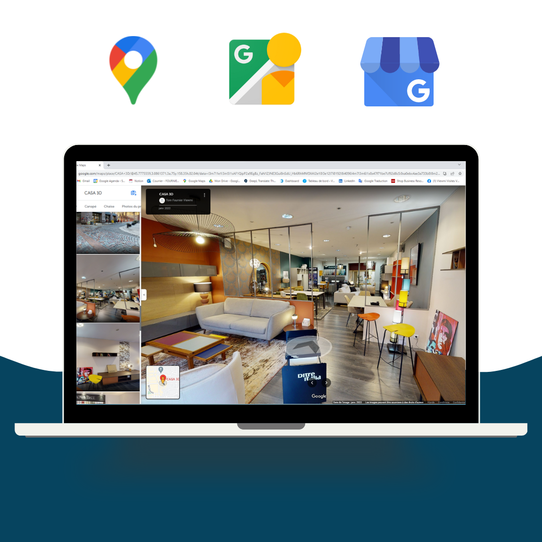 Visite virtuelle 360° Google